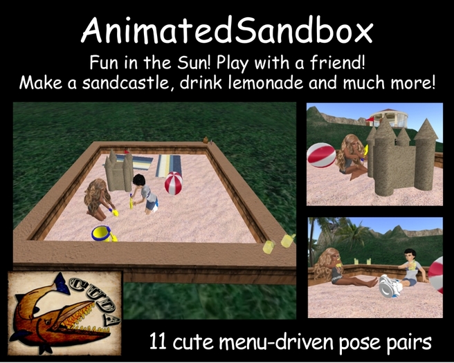 Second Life Marketplace .CUDA. Animated Sandbox